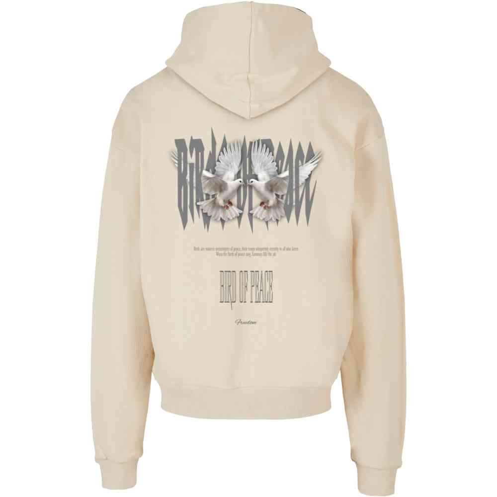 Merchcode - Birds Of Peace 2 Hoodie - Beige